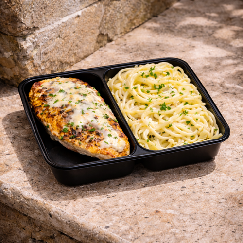 High-protein Creamy Chicken Alfredo