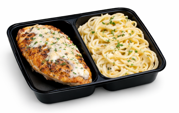 High-protein Creamy Chicken Alfredo